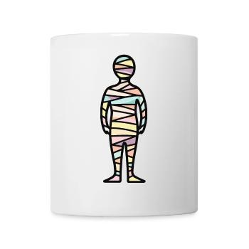 Mummy Halloween Symbol Comic - Mug - white - Front