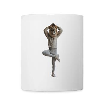 Löwe - Tasse - Weiß - Vorne