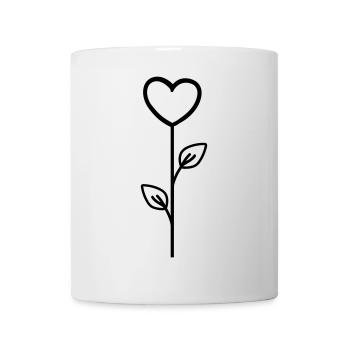 Pink Flower - Mug - white - Front