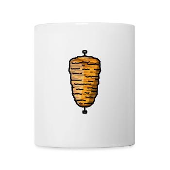 Döner Kebab Dürüm Dönerfleisch Dönerskeß Skewer - Mug - white - Front