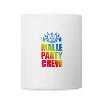 Malle Party Crew Saying - Mug blanc - blanc - Devant