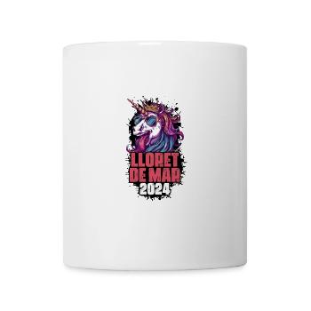 Lloret De Mar 2024 Einhorn - Tasse - Weiß - Vorne