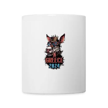 Grèce 2024 Vacances Âne - Mug blanc - blanc - Devant