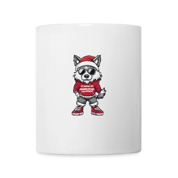 Noël loup Noël - Mug blanc - blanc - Devant