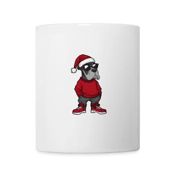 Dogue Allemand Chien Noël Moche Noël - Mug blanc - blanc - Devant