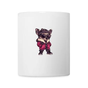 Hyäne Winter - Tasse - Weiß - Vorne
