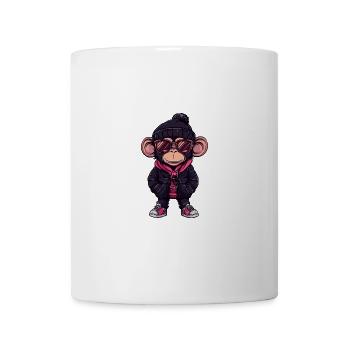 Monkey Winter Comic - Mug - white - Front
