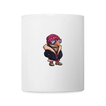 Harpyie Vogel Winter Comic - Tasse - Weiß - Vorne