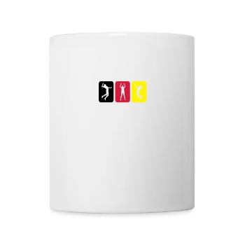 Volleyball Piktogramm Germany - Tasse - Weiß - Vorne