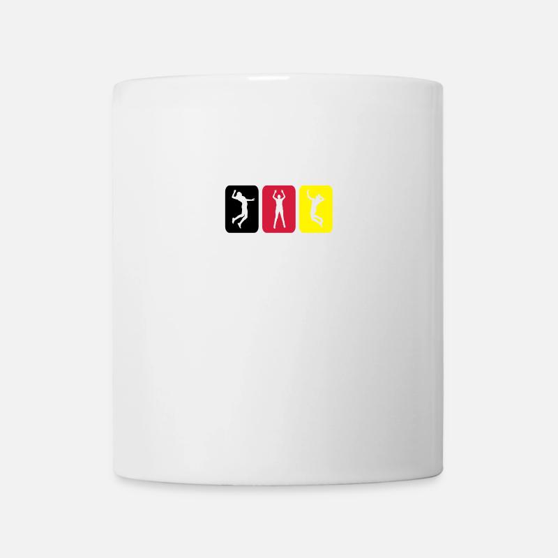 Volleyball Piktogramm Germany - Tasse - Weiß
