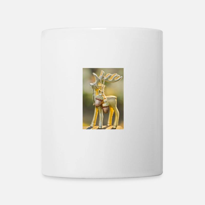 moose reindeer Christmas - Mug - white