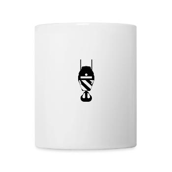 Hook block crane green - Mug - white - Front