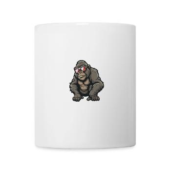 Gorilla Cool Tier - Tasse - Weiß - Vorne