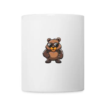 Ours Cool Animal - Mug blanc - blanc - Devant