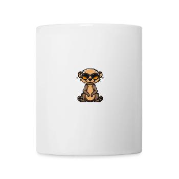 Suricate Cool Animal - Mug blanc - blanc - Devant