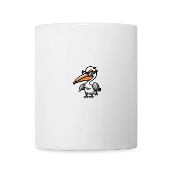 Pelikan Vogel Cool Tier - Tasse - Weiß - Vorne