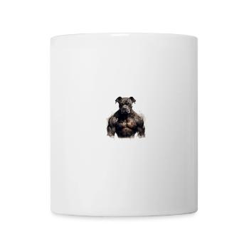 Muscles du chien - Mug blanc - blanc - Devant