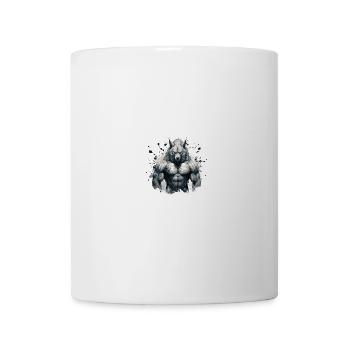 Wolf Muskeln - Tasse - Weiß - Vorne