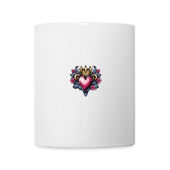 Heart Crown Love - Mug - white - Front