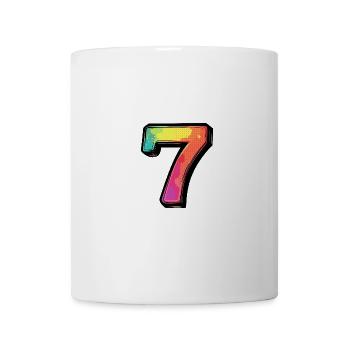Bande dessinée à 7 chiffres - Mug blanc - blanc - Devant
