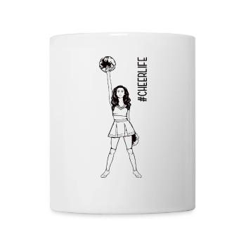 Cheerlife Frau Anfeuern Cheerleading Cheerleader - Tasse - Weiß - Vorne