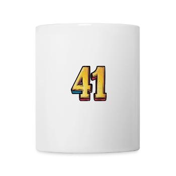 Bande dessinée à 41 numéros - Mug blanc - blanc - Devant