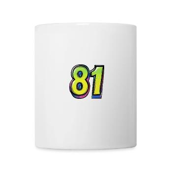 81 Number Comic - Mug - white - Front