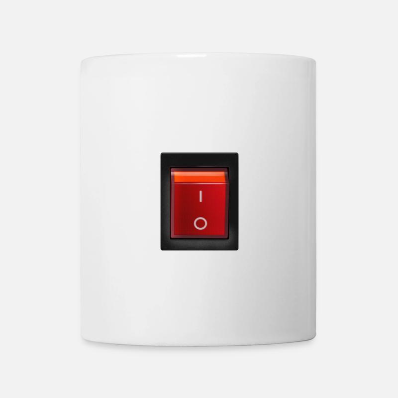 on-off switch - Mug - white
