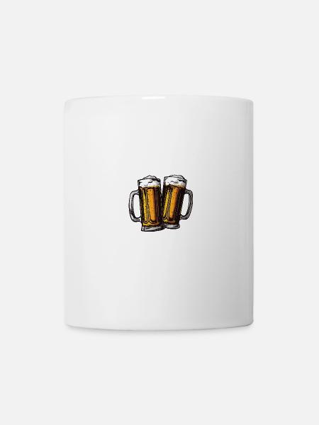 Bierkrug Bier - Tasse - Weiß