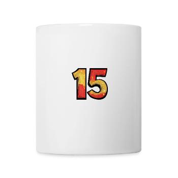 15 Number Comic - Mug - white - Front