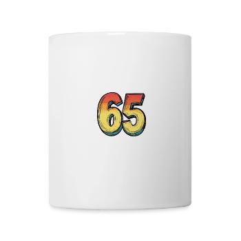 65 Number Comic - Mug - white - Front