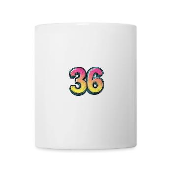 36 Number Comic - Mug - white - Front