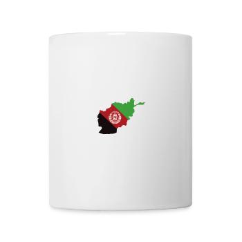 Afghanistan Map Flag - Mug - white - Front