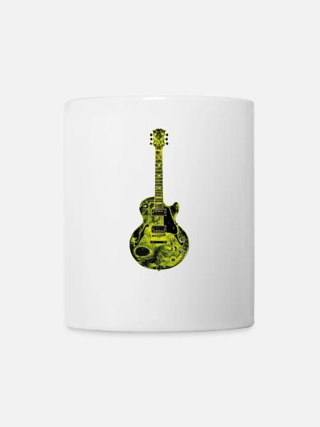 Gitarre - Tasse - Weiß