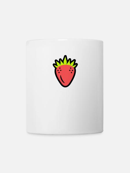 fraise - Mug blanc - blanc