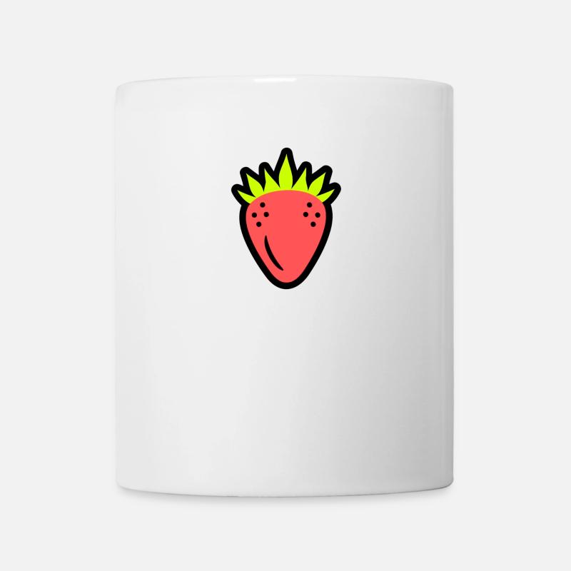 Strawberry - Tasse - Weiß