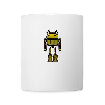 Android Mülleimer Roboter - Tasse - Weiß - Vorne