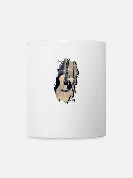 Guitare acoustique guitare acoustique Acoustic Guitar - Mug blanc - blanc
