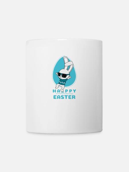Frohe Ostern - Tasse - Weiß