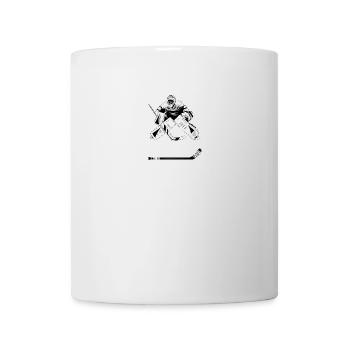 Eishockey Torwart Goalkeeper Hockey Trainer - Tasse - Weiß - Vorne