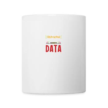 Easily distracted by data for data analysts - Mug - white - Front