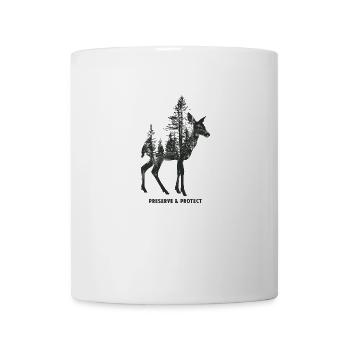 Preserve & Protect Fawn Deer Forest Deer Nature - Mug - white - Front