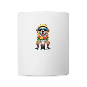 Vacances pour chiens Vacances pour chiens Île d’Hawaï Mer - Mug blanc - blanc - Devant
