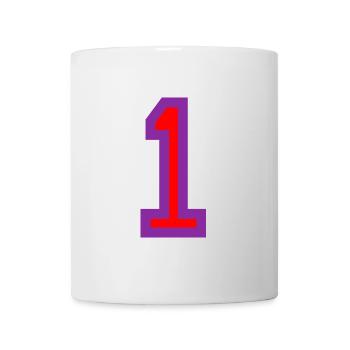 1. 1 year. 1st ANNIVERSARY. 1 YEAR ANNIVERSARY - Mug - white - Front
