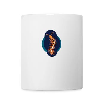 poisonous scolopender crawler insect - Mug - white - Front