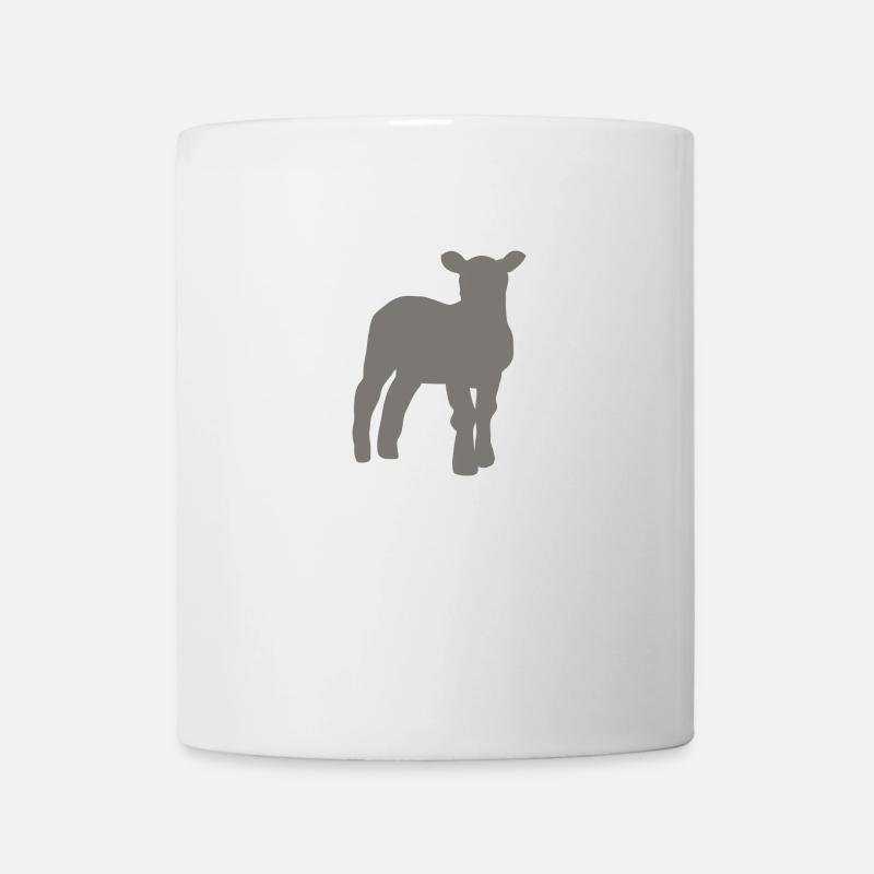 Lamm - Tasse - Weiß