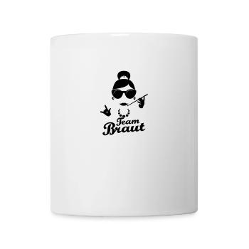 Chemises de l’équipe de mariage Équipe de la mariée - Mug blanc - blanc - Devant