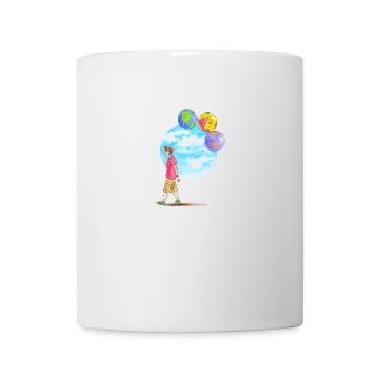 Ballons enfants et astronomie - Mug blanc - blanc - Devant