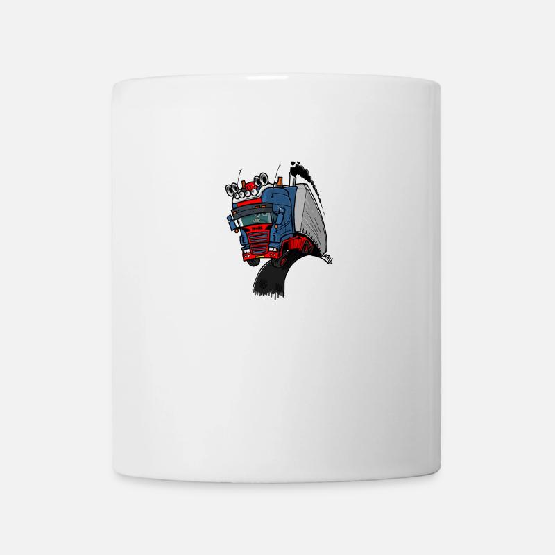Der fliegende Skane-Mann notext - Tasse - Weiß
