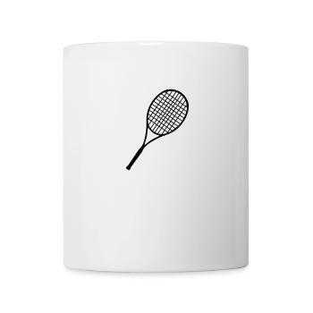Tennis, Tennisschläger (super cheap) - Mug - white - Front